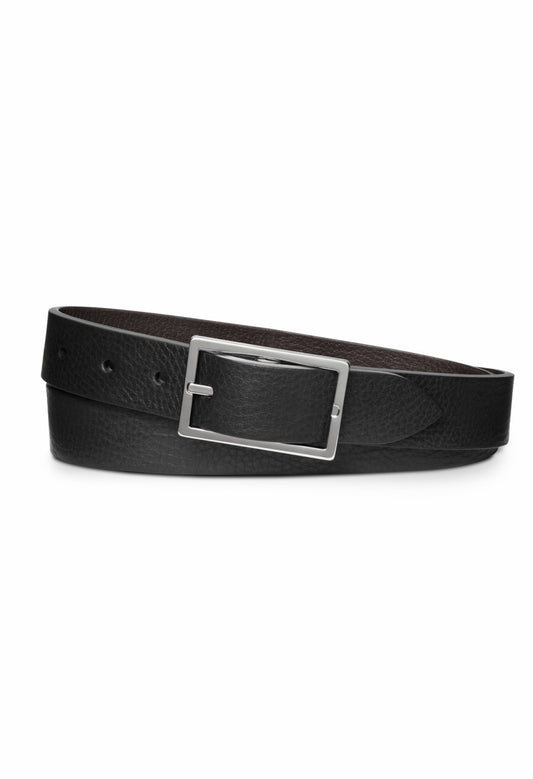 Shinola 1 1/4" Reversible Rectangle Buckle Belt | Shinola
