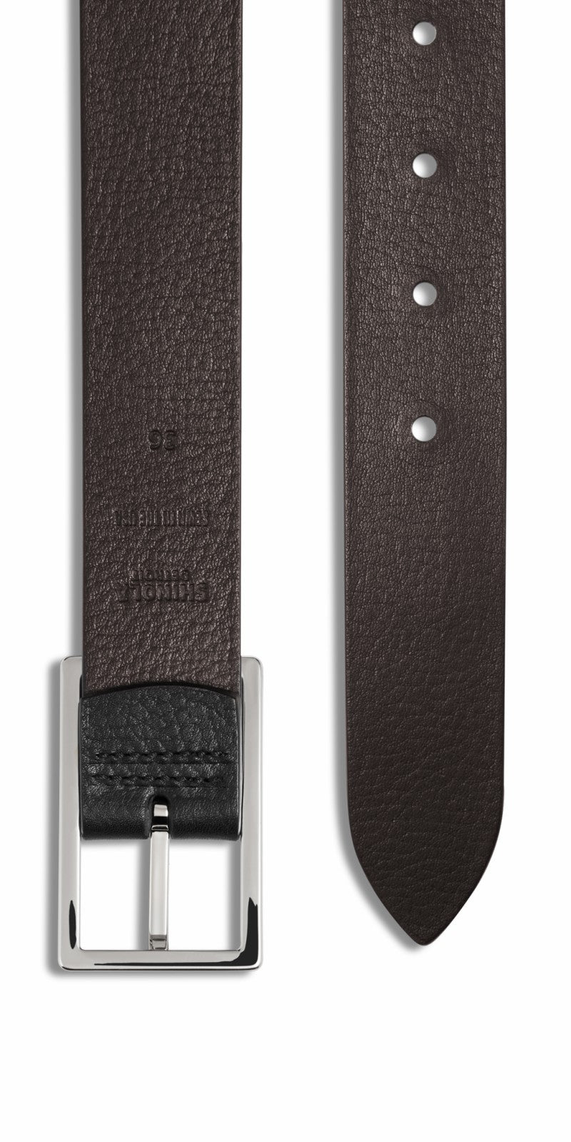 Shinola 1 1/4" Reversible Rectangle Buckle Belt | Shinola