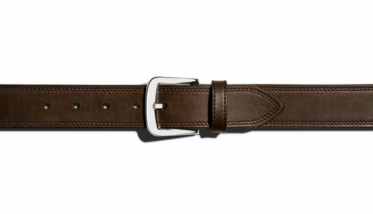 Shinola 1 1/2" Double Stitch Belt | Shinola