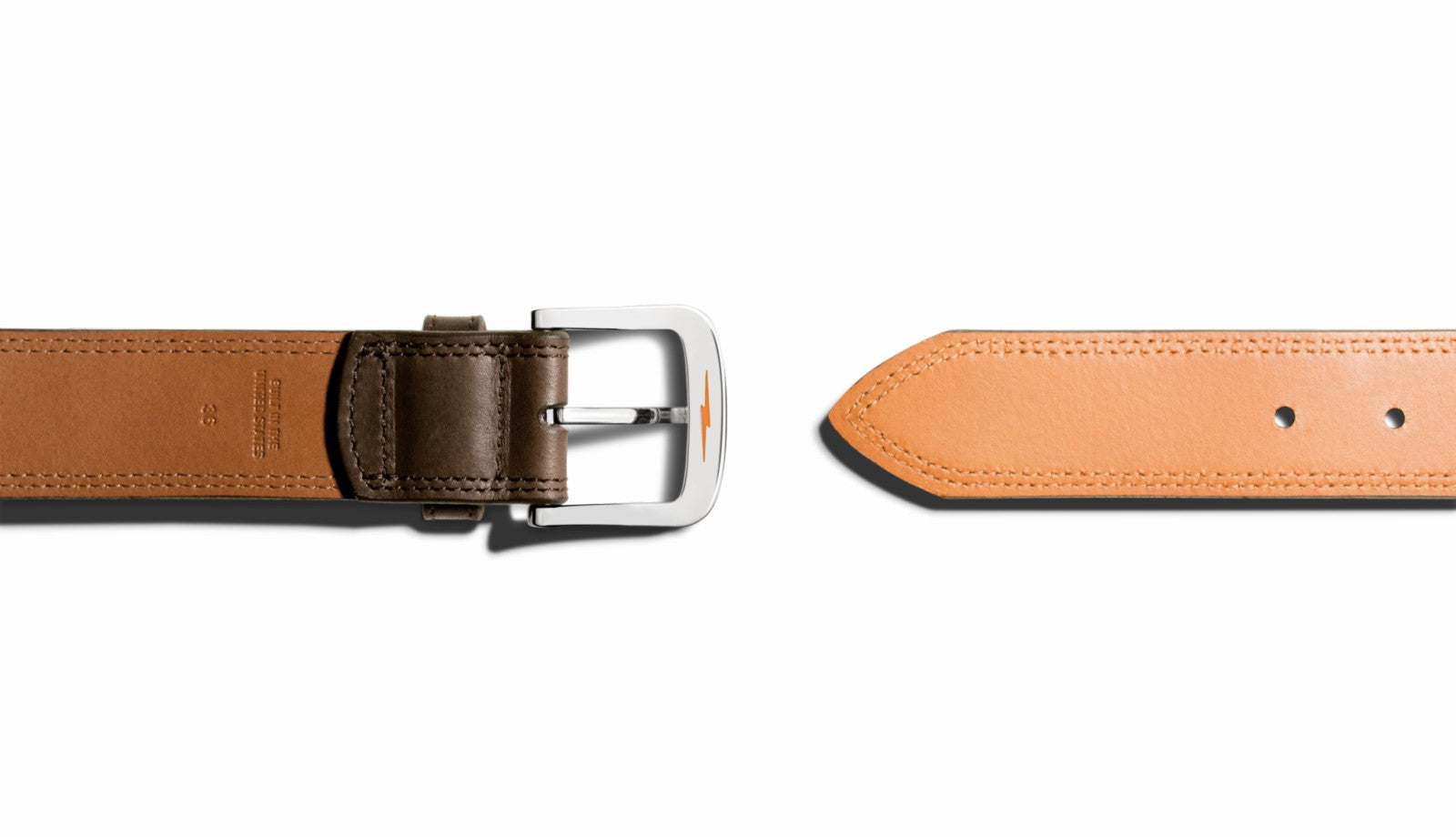 Shinola 1 1/2" Double Stitch Belt | Shinola