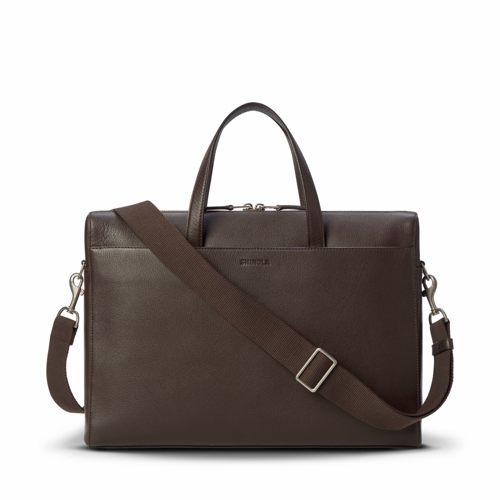 Shinola Canfield Briefcase - Espresso