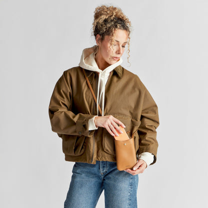 Shinola Bixby Phone Crossbody - Tan