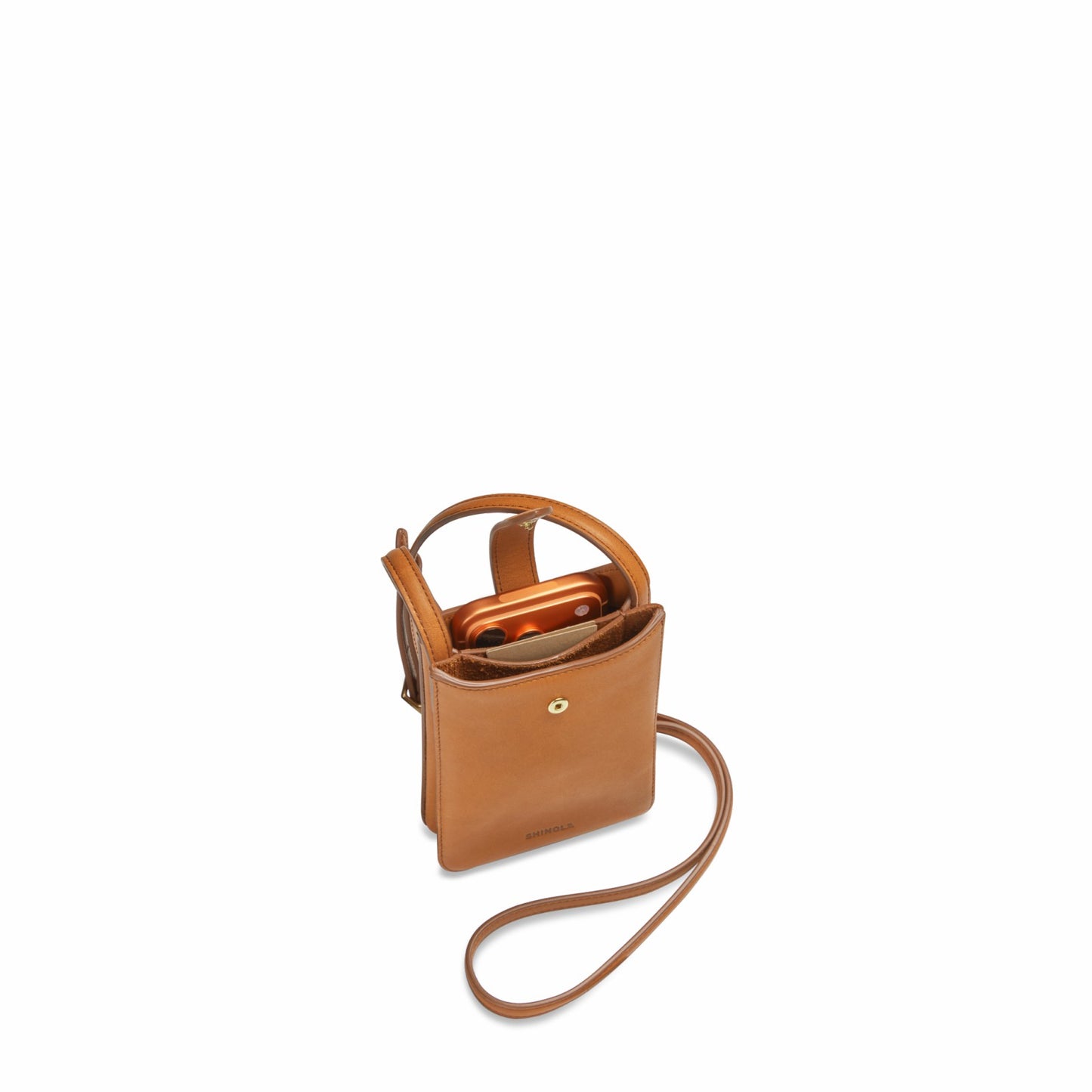 Shinola Bixby Phone Crossbody - Tan