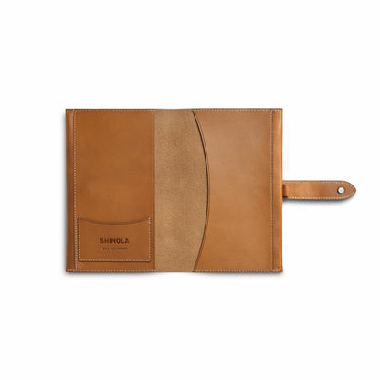 Shinola Medium Snap Journal Cover - Tan Vachetta