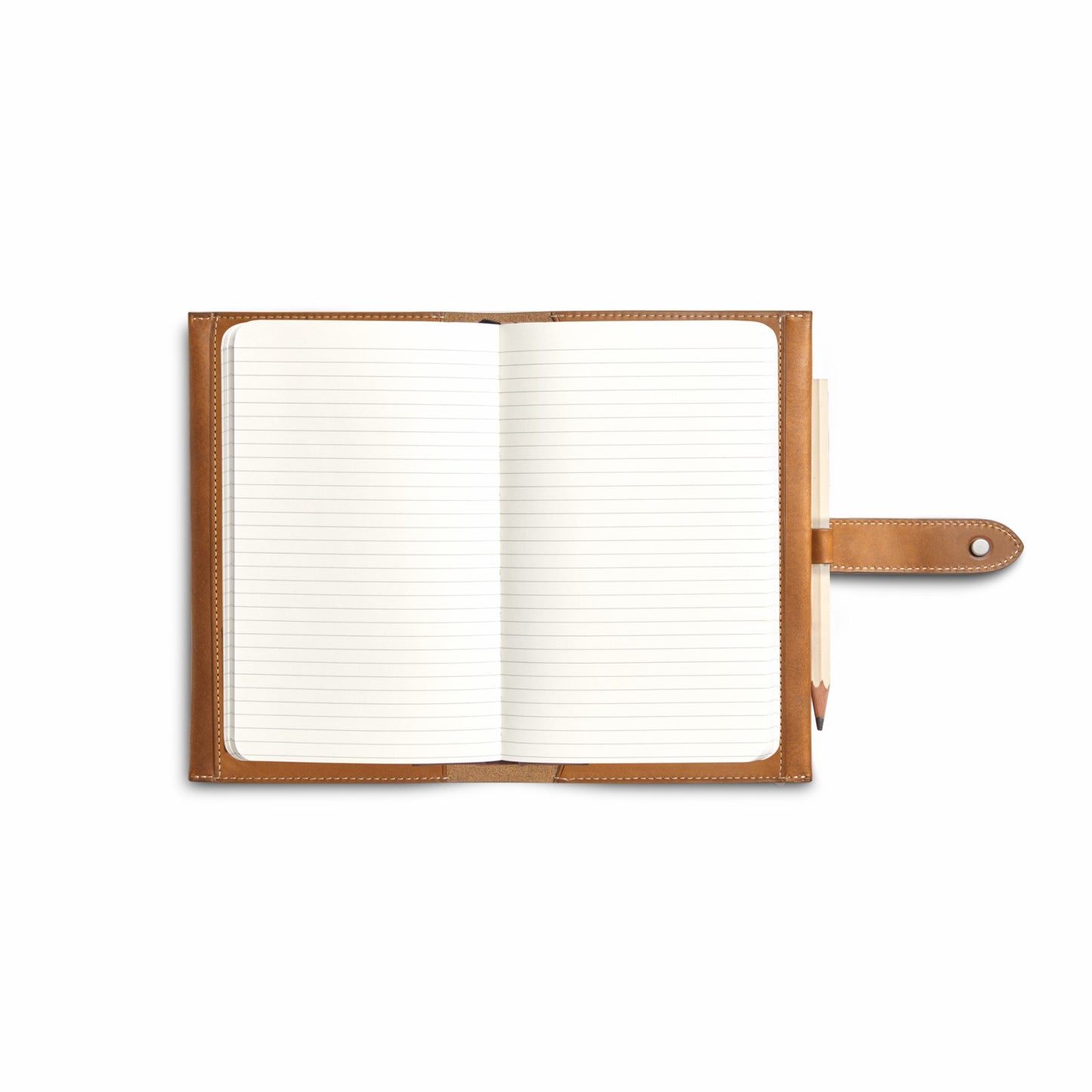 Shinola Medium Snap Journal Cover - Tan Vachetta