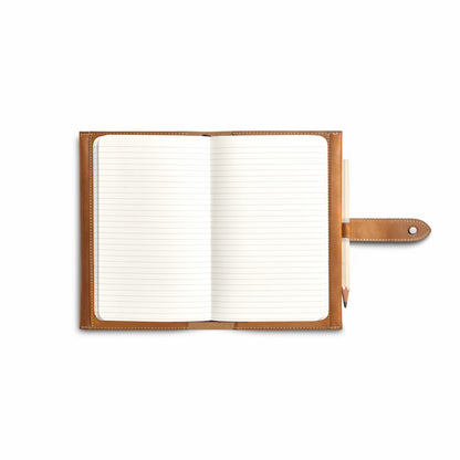 Shinola Medium Snap Journal Cover - Tan Vachetta
