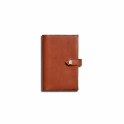 Shinola Medium Snap Journal Cover - Rust