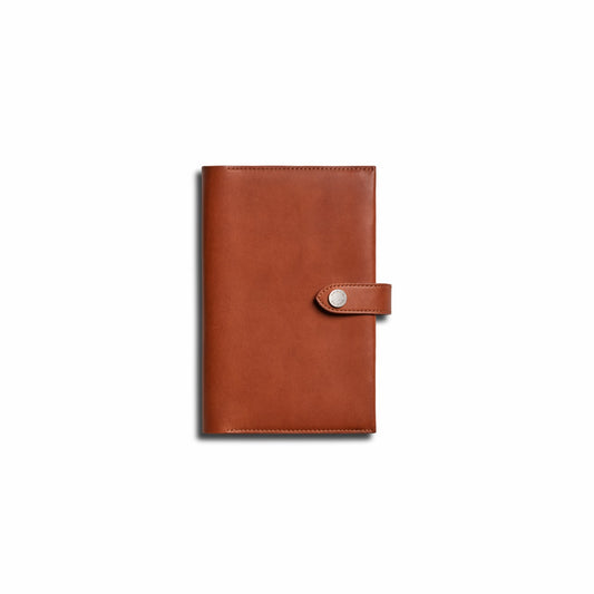 Shinola Medium Snap Journal Cover - Rust
