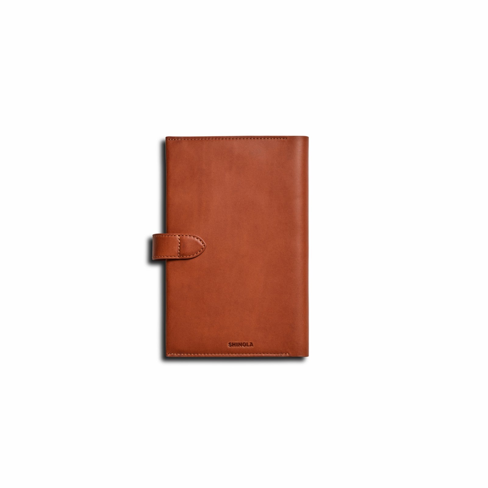 Shinola Medium Snap Journal Cover - Rust