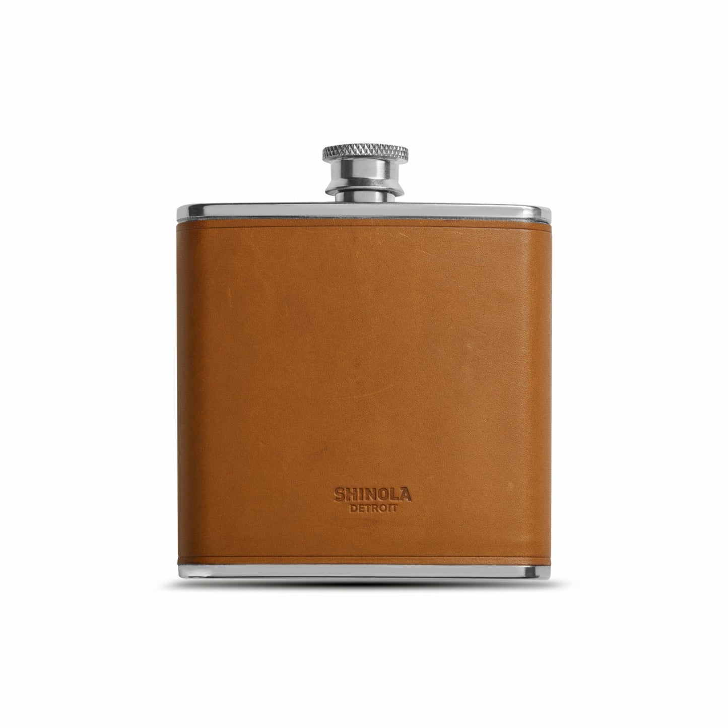 Shinola Leather Wrapped Flask | Shinola
