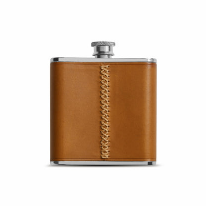 Shinola Leather Wrapped Flask | Shinola