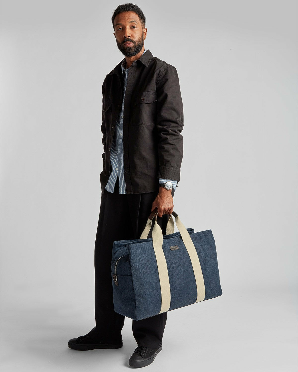 Shinola Canvas Duffle - Navy
