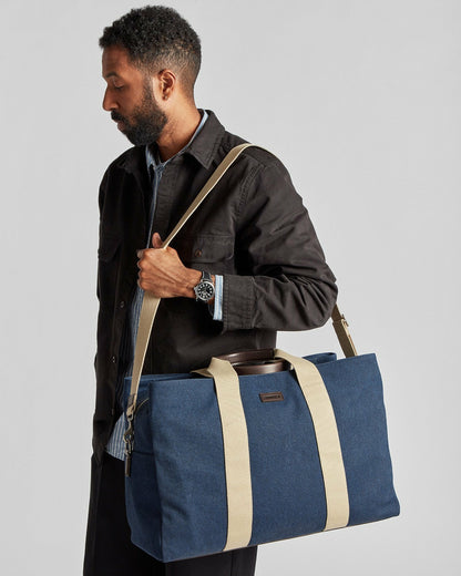 Shinola Canvas Duffle - Navy