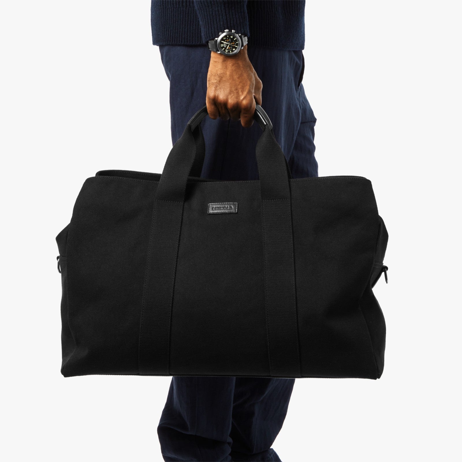 Shinola Runwell Canvas Duffle Bag - Black