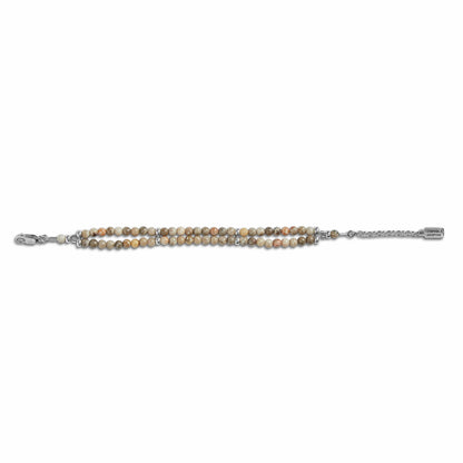 Shinola Double Row Petoskey Beaded Bracelet | Shinola