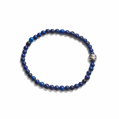 Shinola 4mm Beaded Lapis Bracelet | Shinola