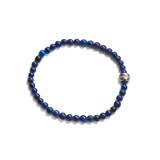 Shinola 4mm Beaded Lapis Bracelet | Shinola