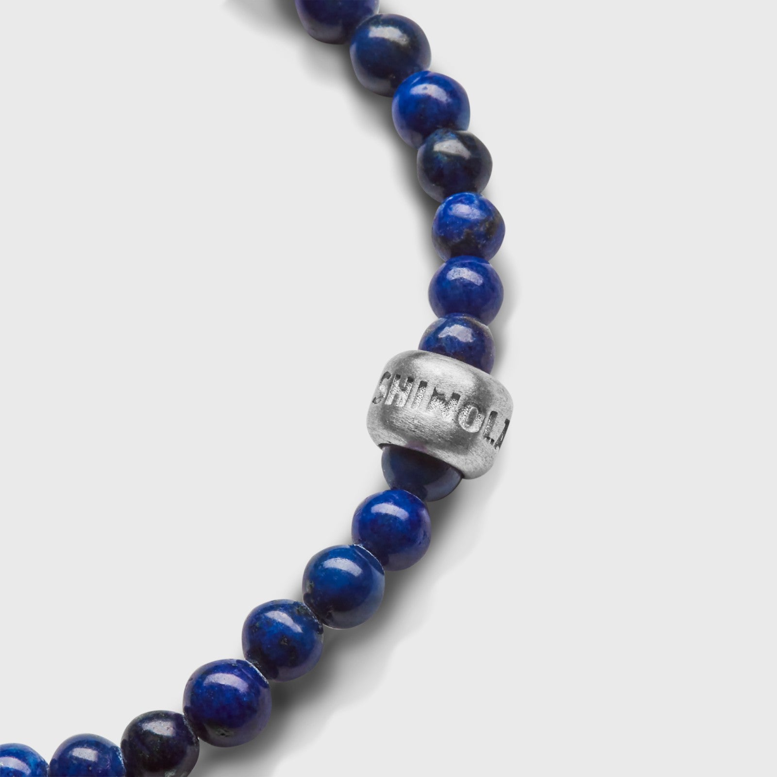 Shinola 4mm Beaded Lapis Bracelet | Shinola