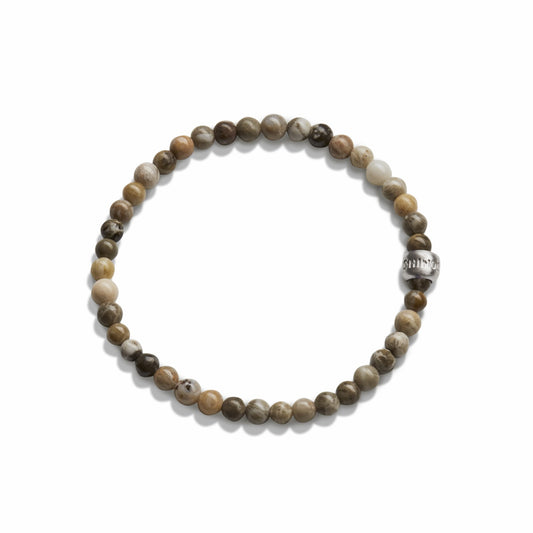 Shinola 4mm Beaded Petoskey Bracelet | Shinola