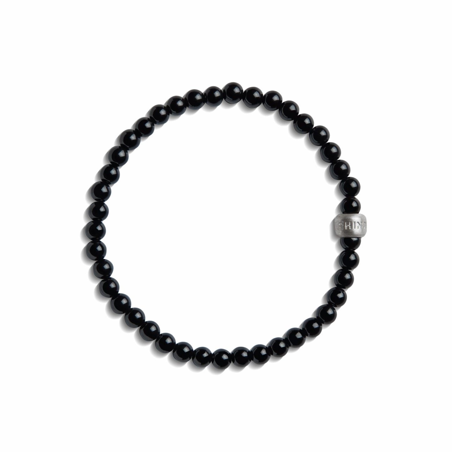 Shinola 4mm Beaded Onyx Bracelet | Shinola