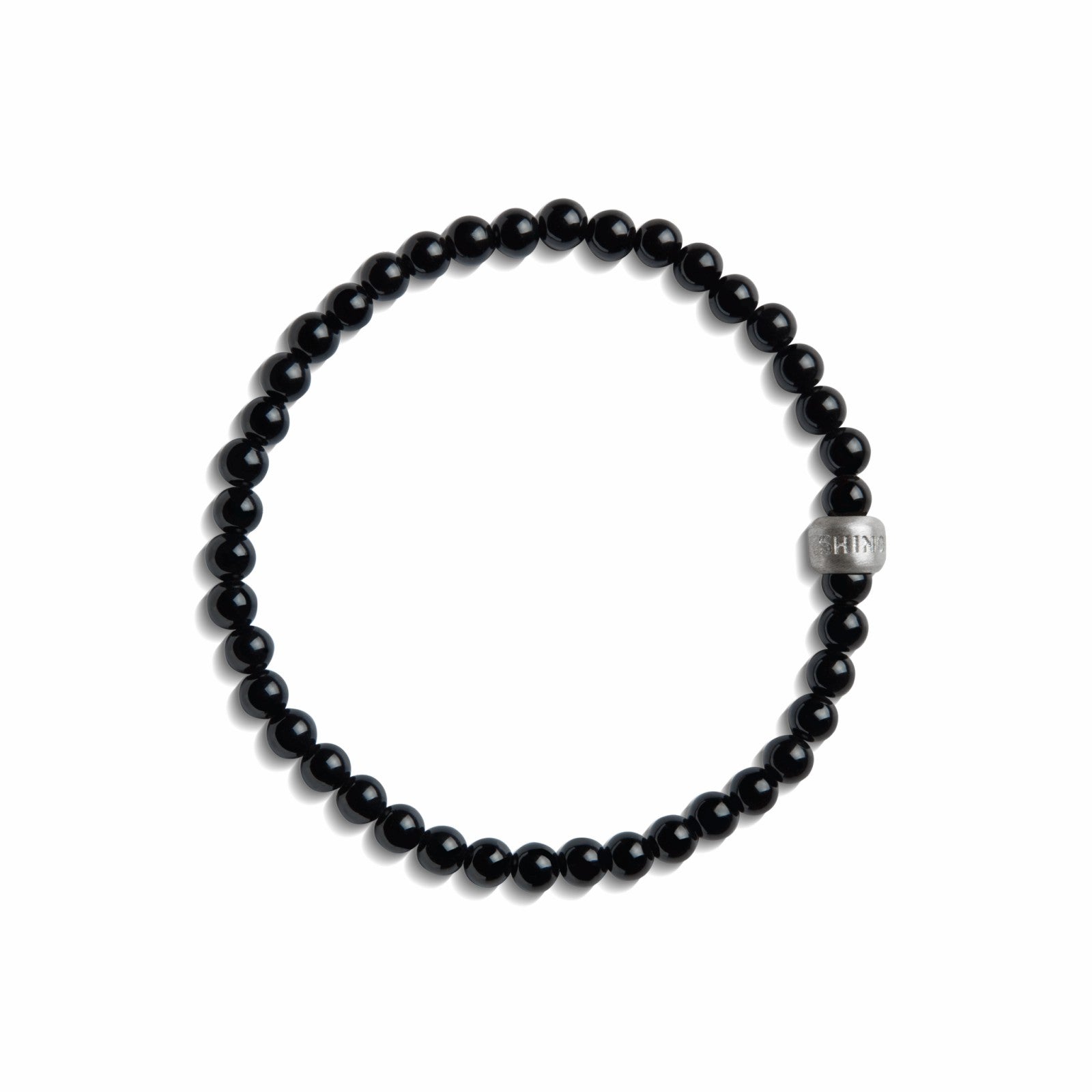 Shinola 4mm Beaded Onyx Bracelet | Shinola