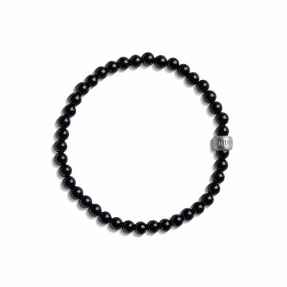 Shinola 4mm Beaded Onyx Bracelet | Shinola