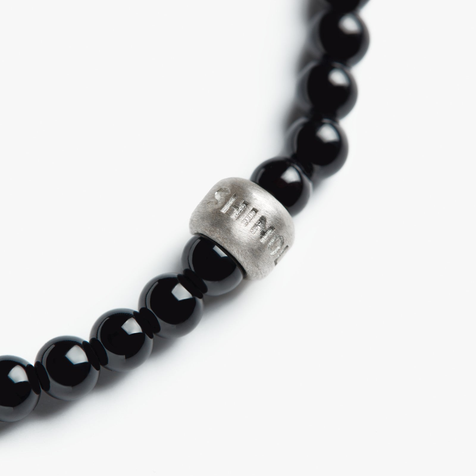 Shinola 4mm Beaded Onyx Bracelet | Shinola