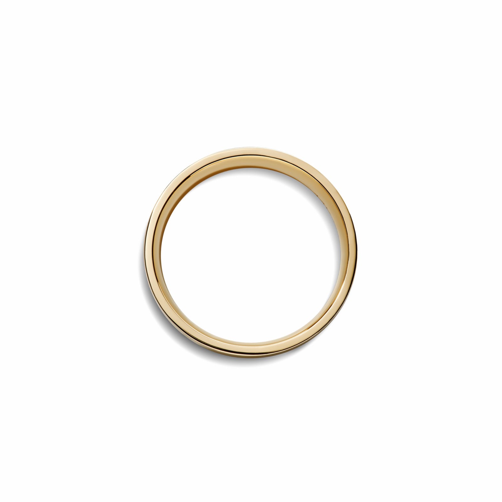 Shinola 6mm Flat Yellow Gold Band