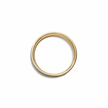 Shinola 6mm Flat Yellow Gold Band