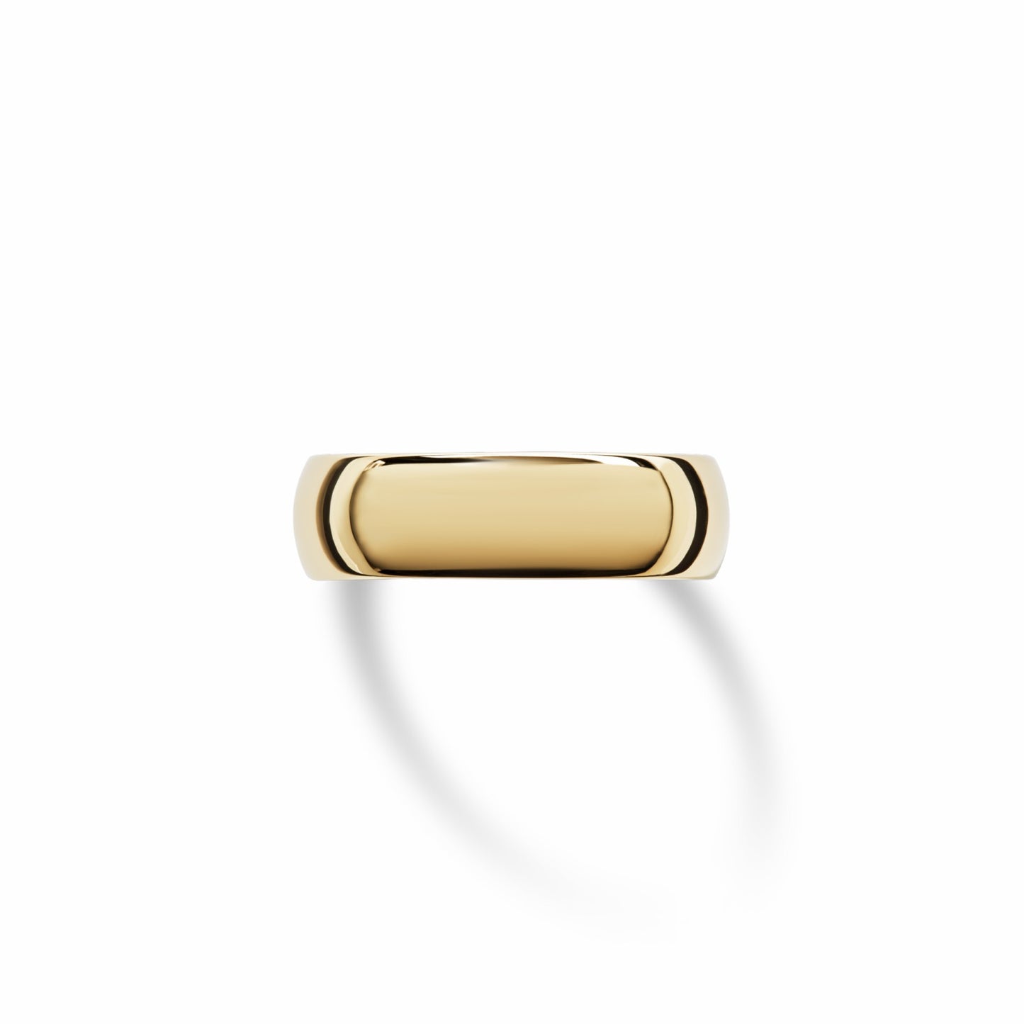Shinola 6mm Round Yellow Gold Band
