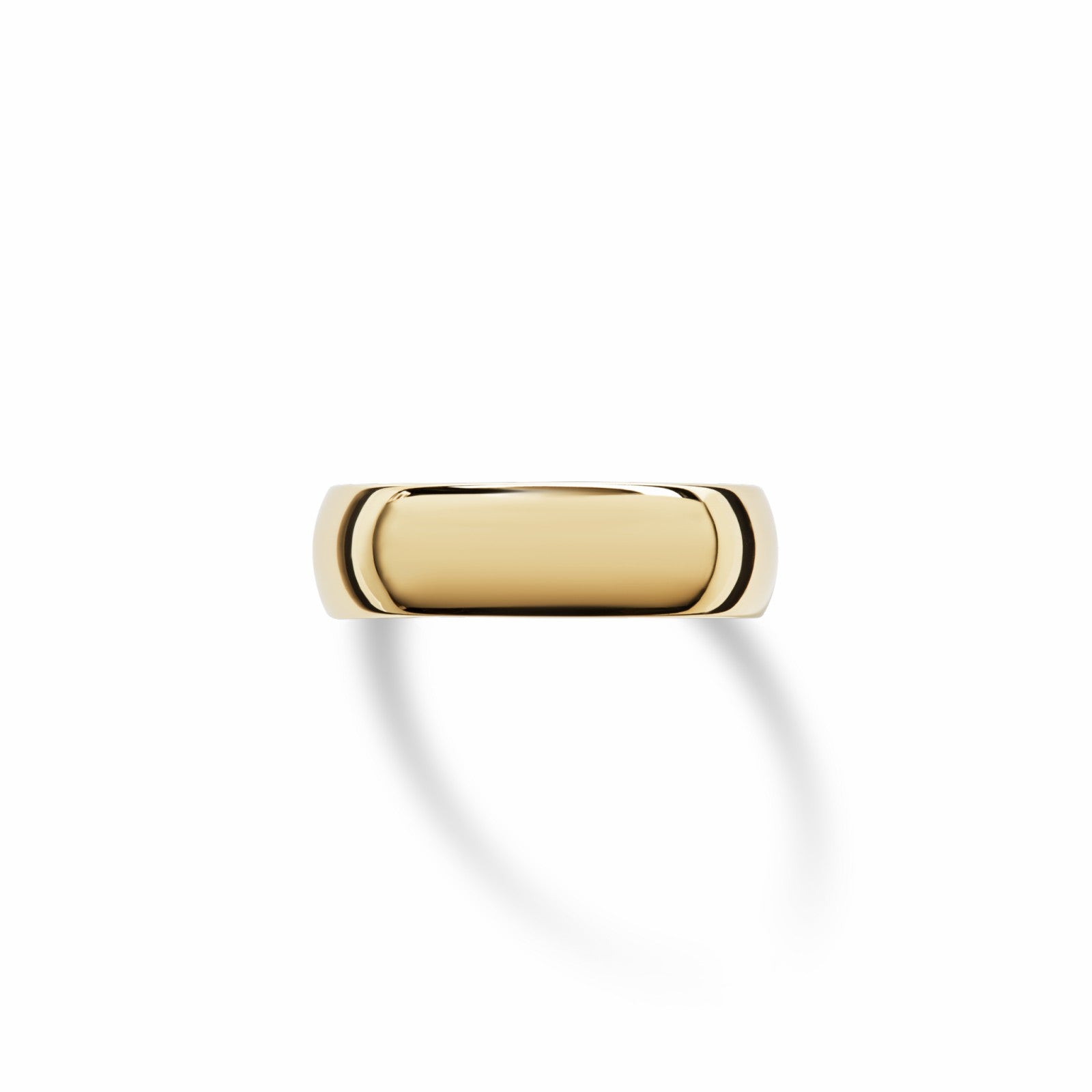 Shinola 6mm Round Yellow Gold Band