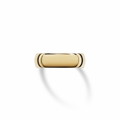 Shinola 6mm Round Yellow Gold Band