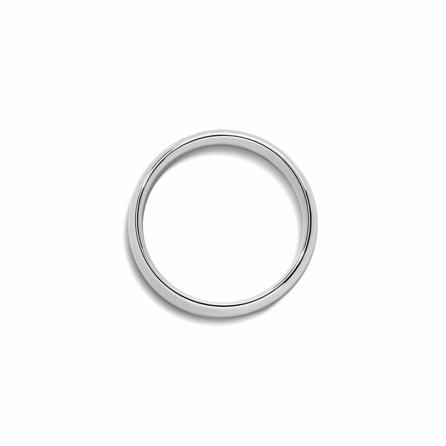 Shinola 6mm Round White Gold Band
