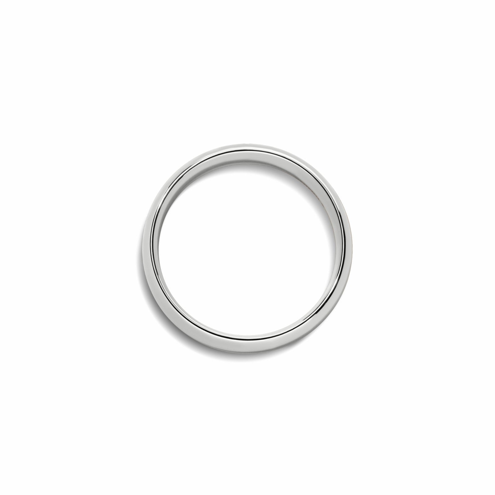 Shinola 6mm Round White Gold Band