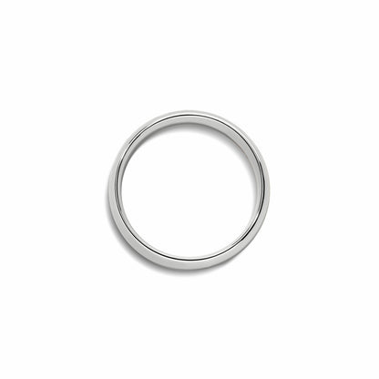 Shinola 6mm Round White Gold Band