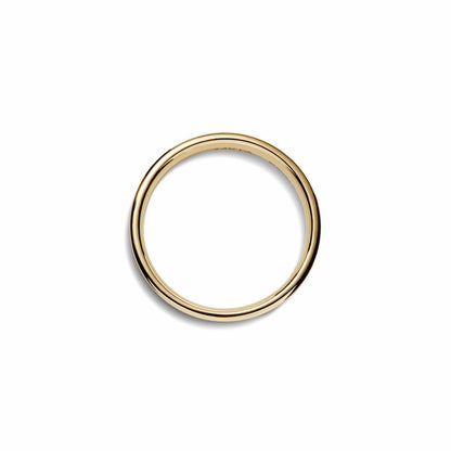 Shinola 4mm Round Yellow Gold Band