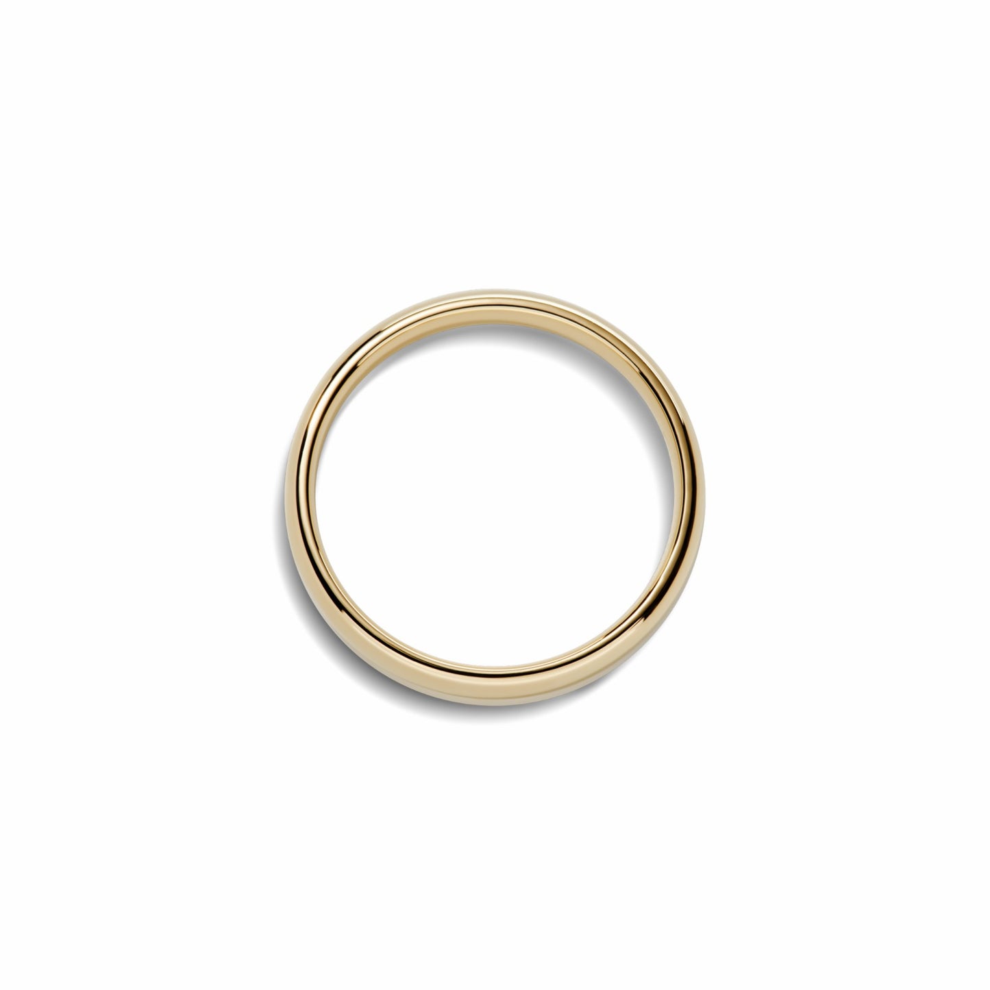 Shinola 4mm Round Yellow Gold Band