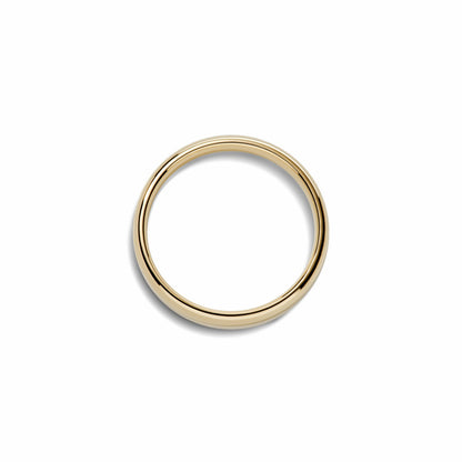 Shinola 4mm Round Yellow Gold Band