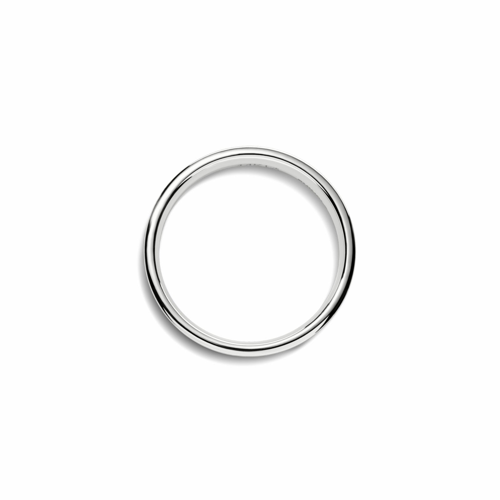 Shinola 4mm Flat White Gold Band