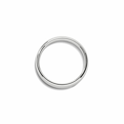 Shinola 4mm Round White Gold Band