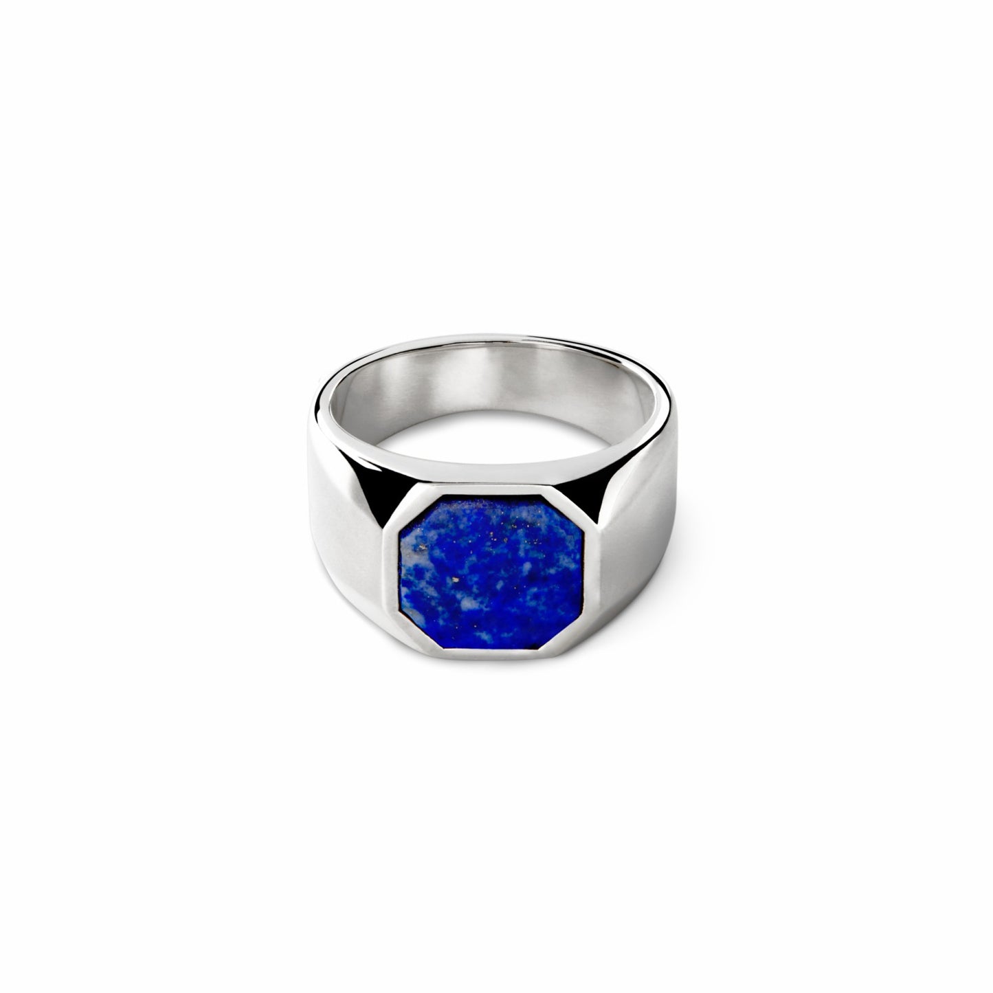 Shinola Octagonal Lapis Signet Ring | Shinola