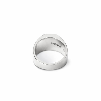 Shinola Octagonal Lapis Signet Ring | Shinola