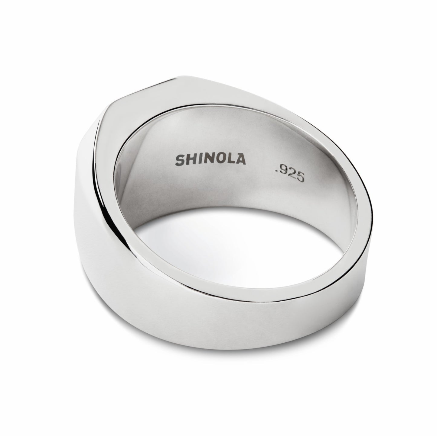 Shinola Octagonal Lapis Signet Ring | Shinola