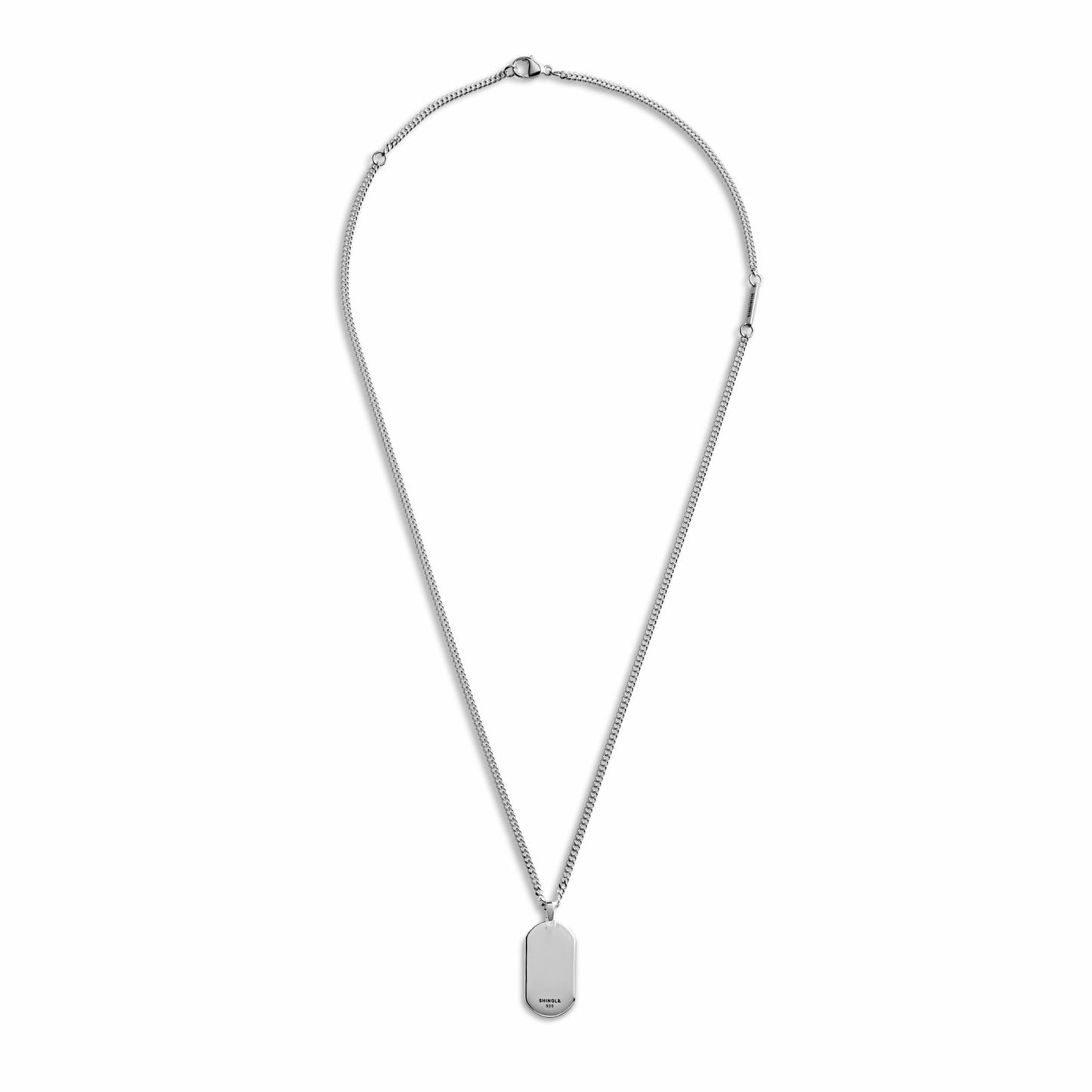 Shinola 28mm Petoskey Tag Necklace