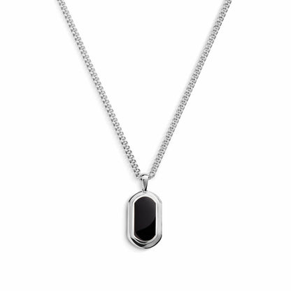 Shinola Onyx Tag Necklace | Shinola