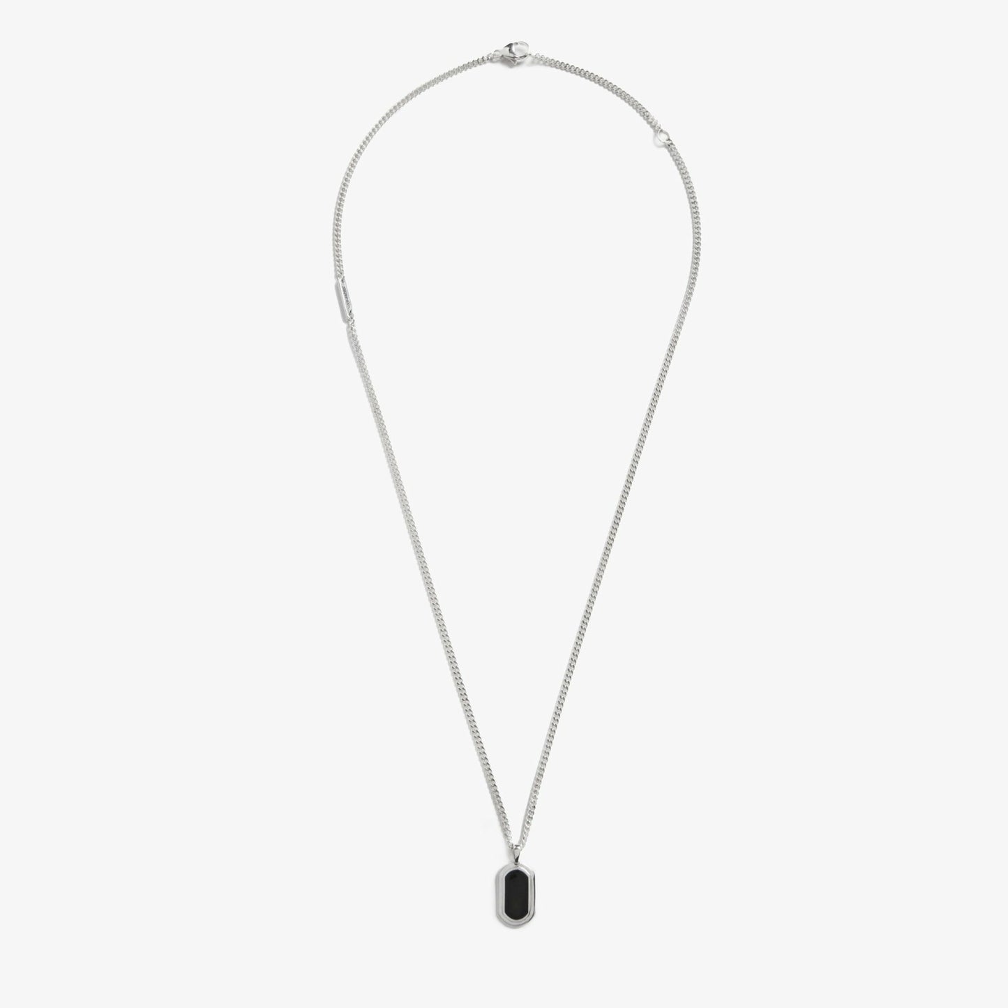 Shinola Onyx Tag Necklace | Shinola