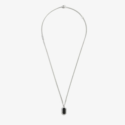 Shinola Onyx Tag Necklace | Shinola