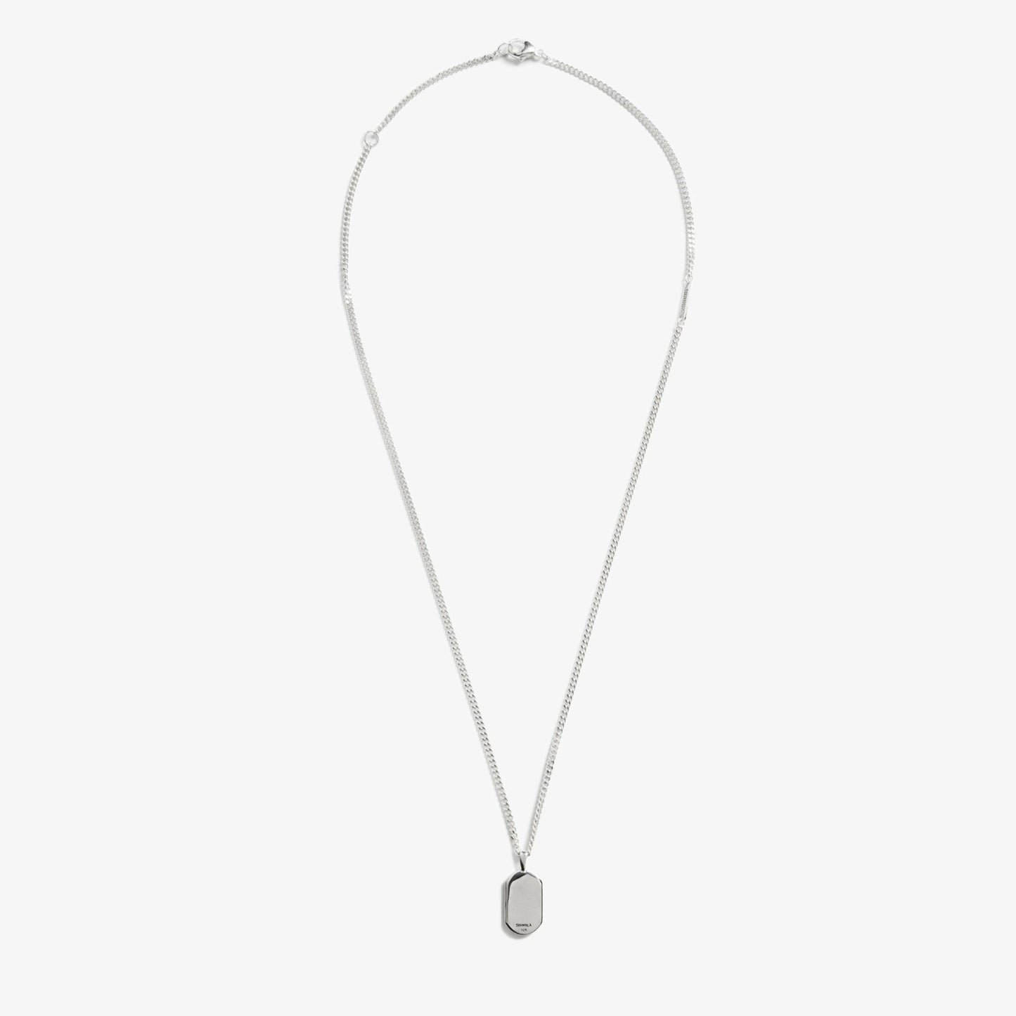 Shinola Onyx Tag Necklace | Shinola