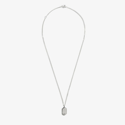Shinola Onyx Tag Necklace | Shinola