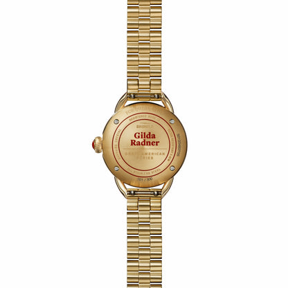 Shinola Gilda Radner Runabout Watch - Red Jasper